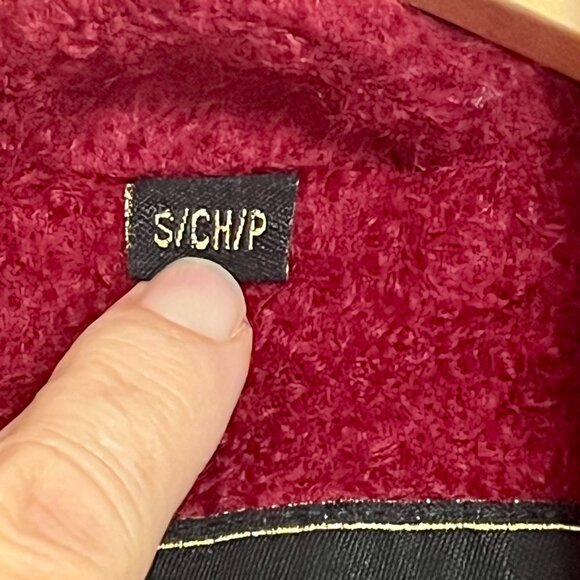 Guess Women's Red Double-Breasted Wool Blend Pea Coat Jacket Size Small - Picture 4 of 9